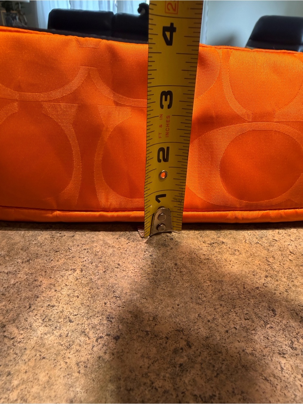 Authentic Coach F77490 Citrine Orange Signature Nylon Messenger Crossbody Y2K - Picture 12 of 14